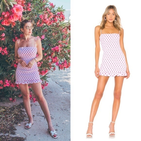 Lovers + Friends Dresses & Skirts - NWT Lovers + Friends Revolve Smock Polka Dot Dress